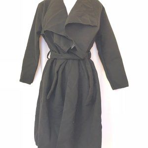Women’s Shawl Collar Belted Long Italian Drape